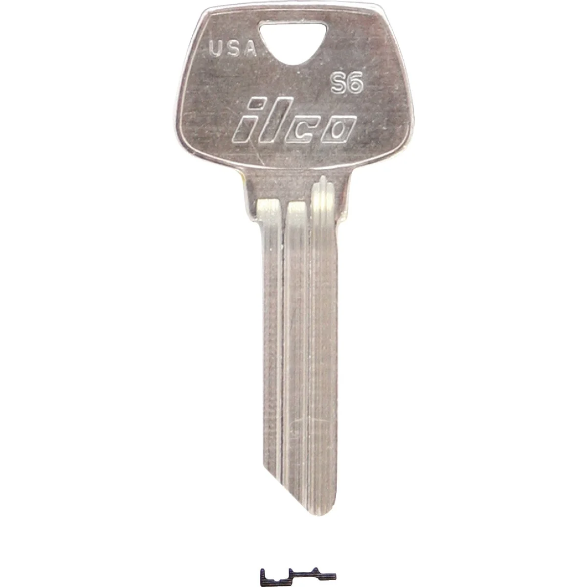 Flexible ILCO Sargent Nickel Plated House Key S6 10-Pack Trendy