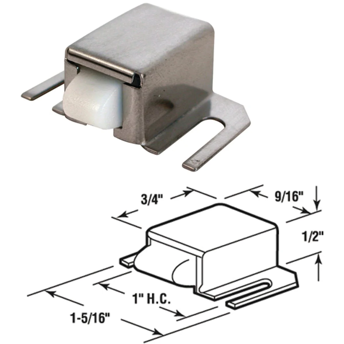 Refined Prime-Line Shower Door Snap Original