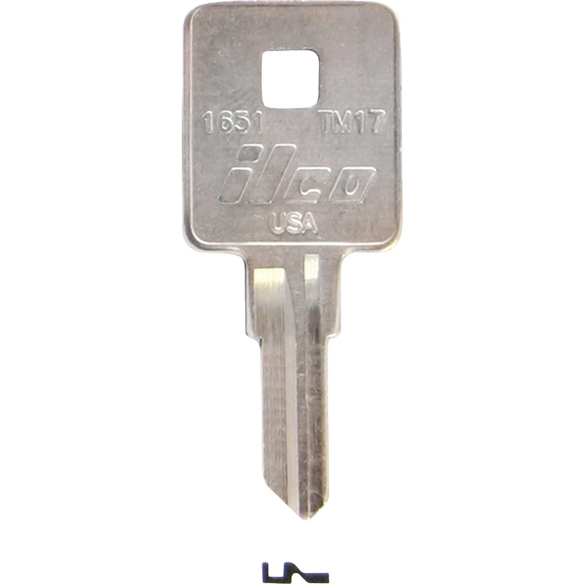 Excellent ILCO Trimark Nickel Plated Toolbox Key TM17 10-Pack Green