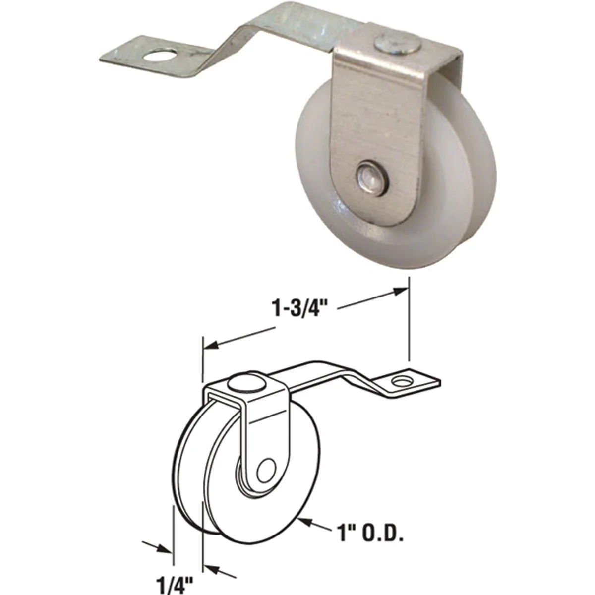 Advanced Prime-Line Screen Door Tension Spring with Polyethlene Roller 2-Pack Next-Generation