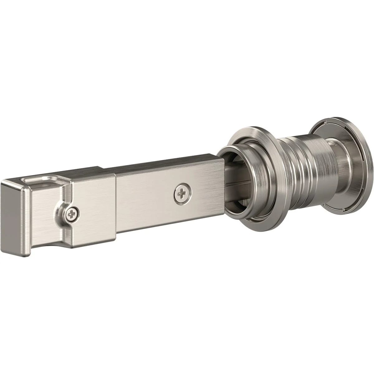 Minimalist National V1045 Satin Nickel Barn Door Lock Pure