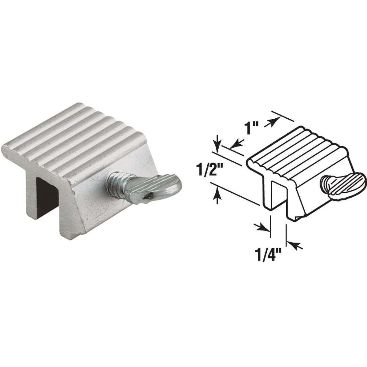 Green Prime-Line Patio Door Security Latch 2-Pack Premium
