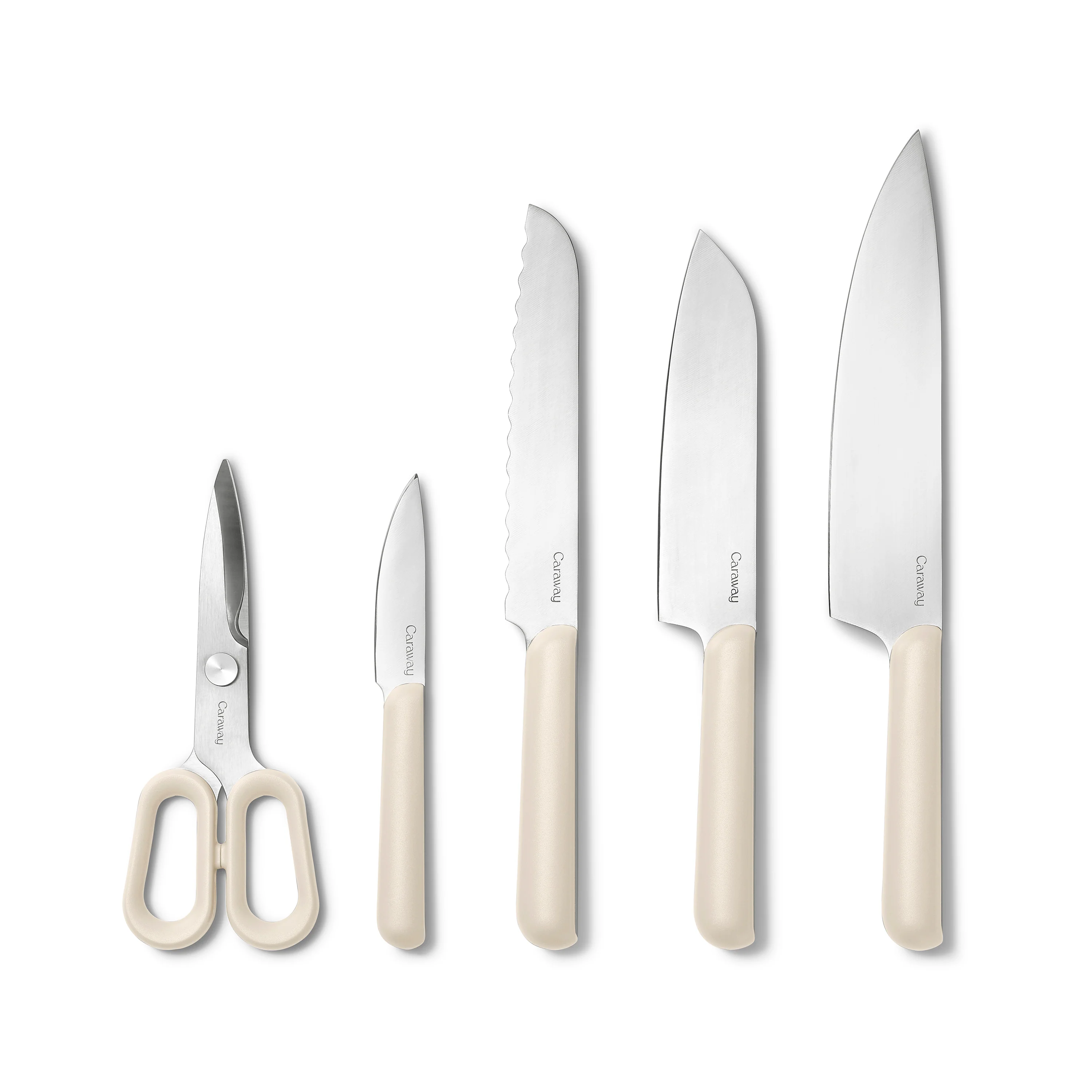 Casual Caraway 5 Piece Knife Shears Set Advanced