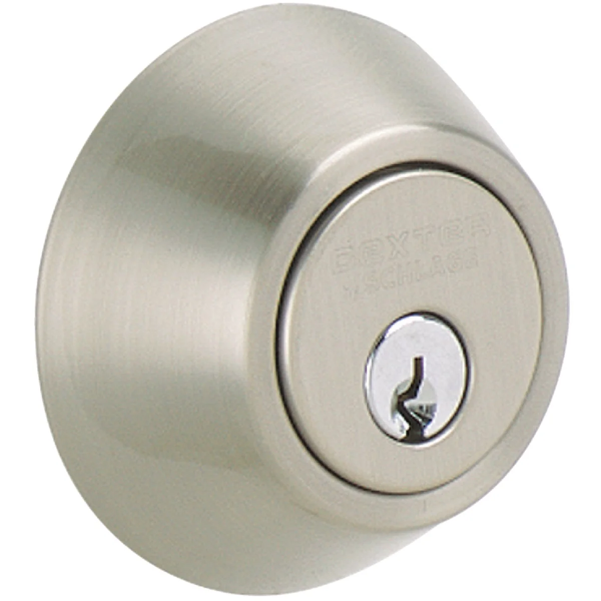Elegant Dexter Satin Nickel Single Cylinder Deadbolt Specialty