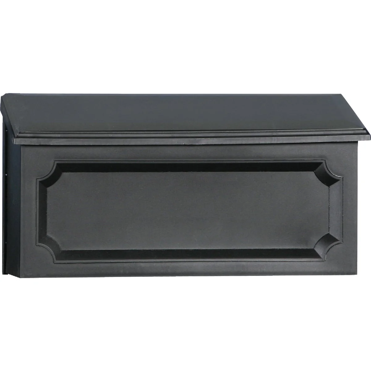 Long-Lasting Gibraltar Windsor Black Horizontal Wall Mount Mailbox Safe