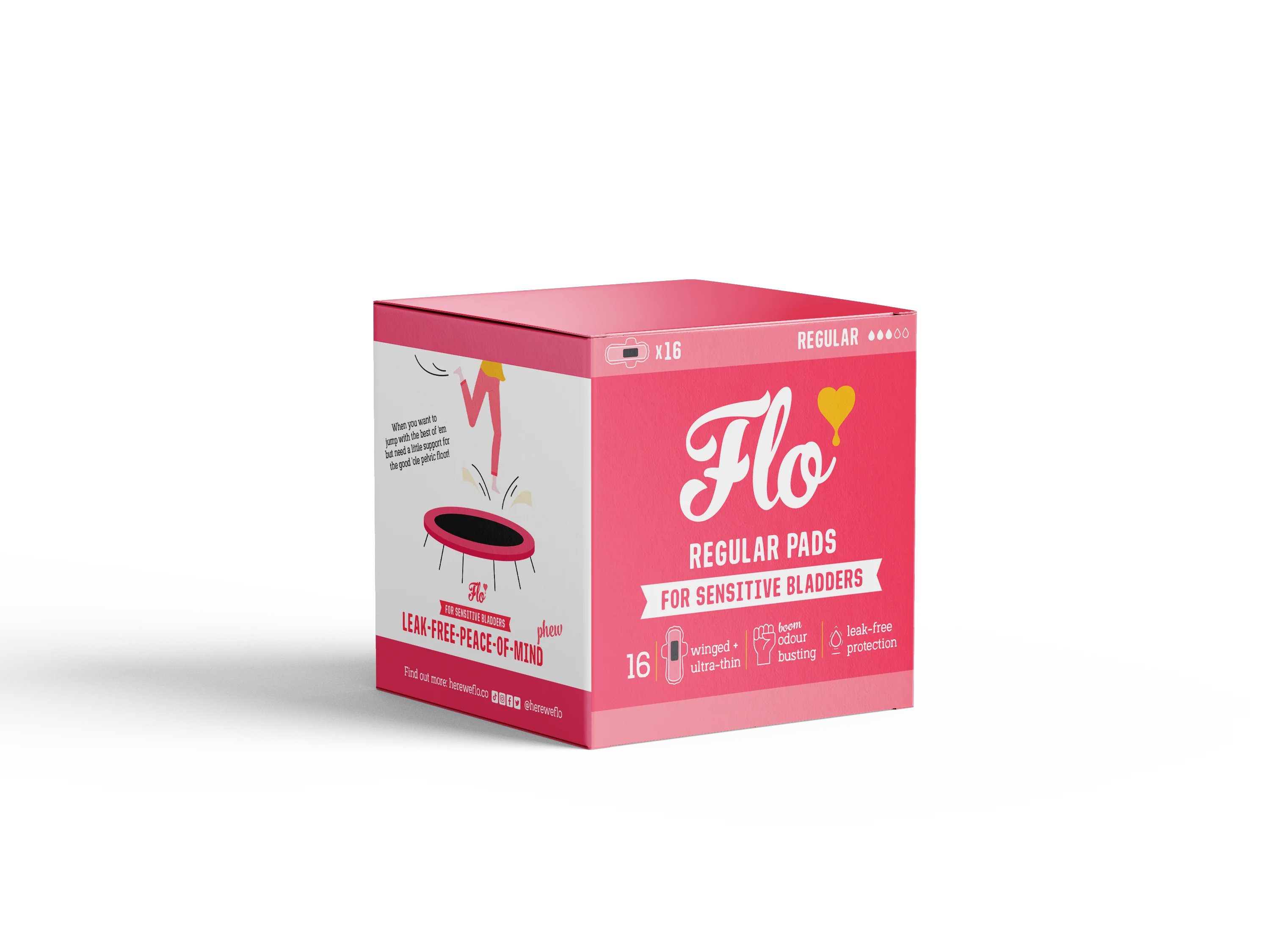 Fine Crafted Here We Flo Flo Sensitive Bladder Bamboo Pads Exceptional