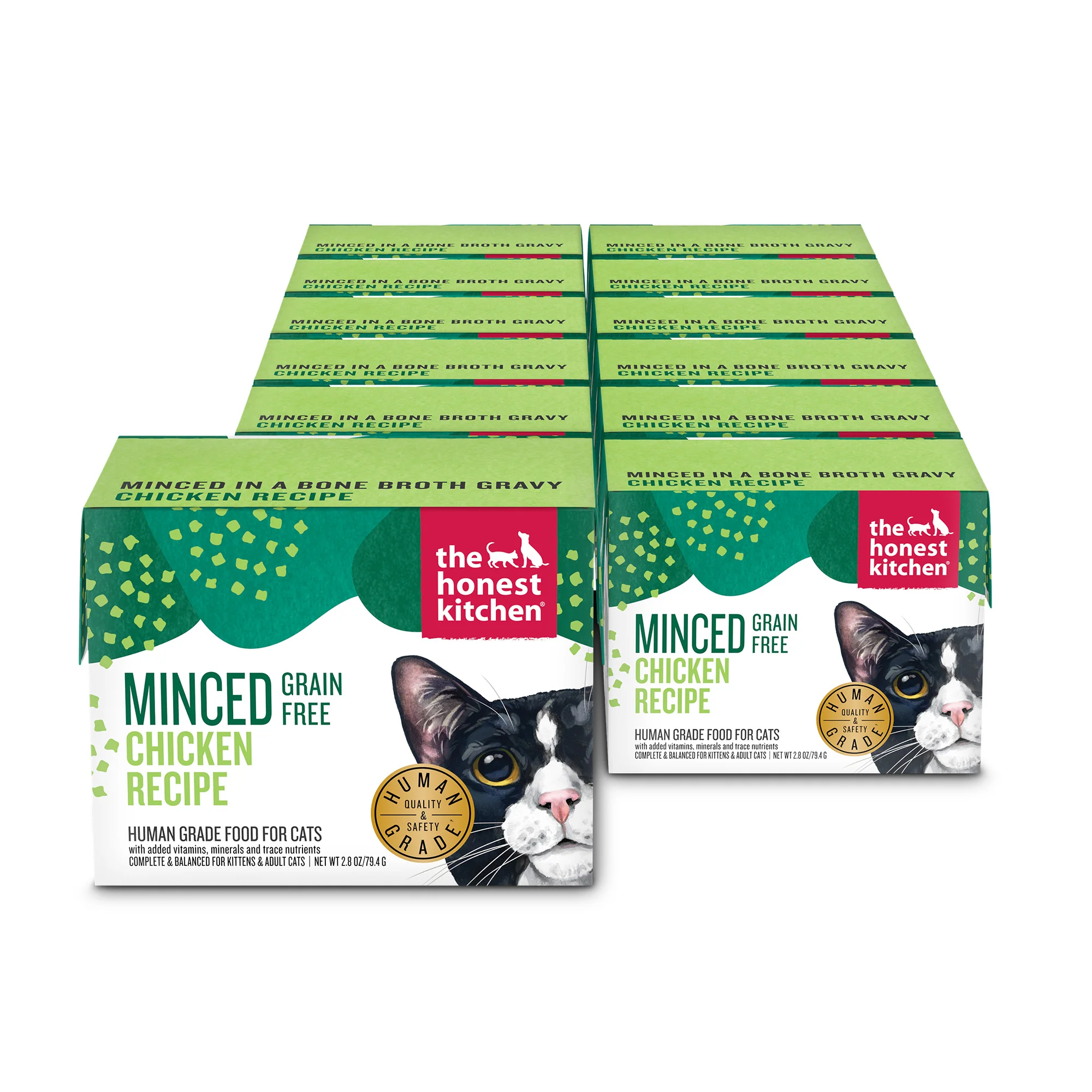 Reliable The Honest Kitchen Minced Wet Cat Food Chicken in Bone Broth Gravy Secure