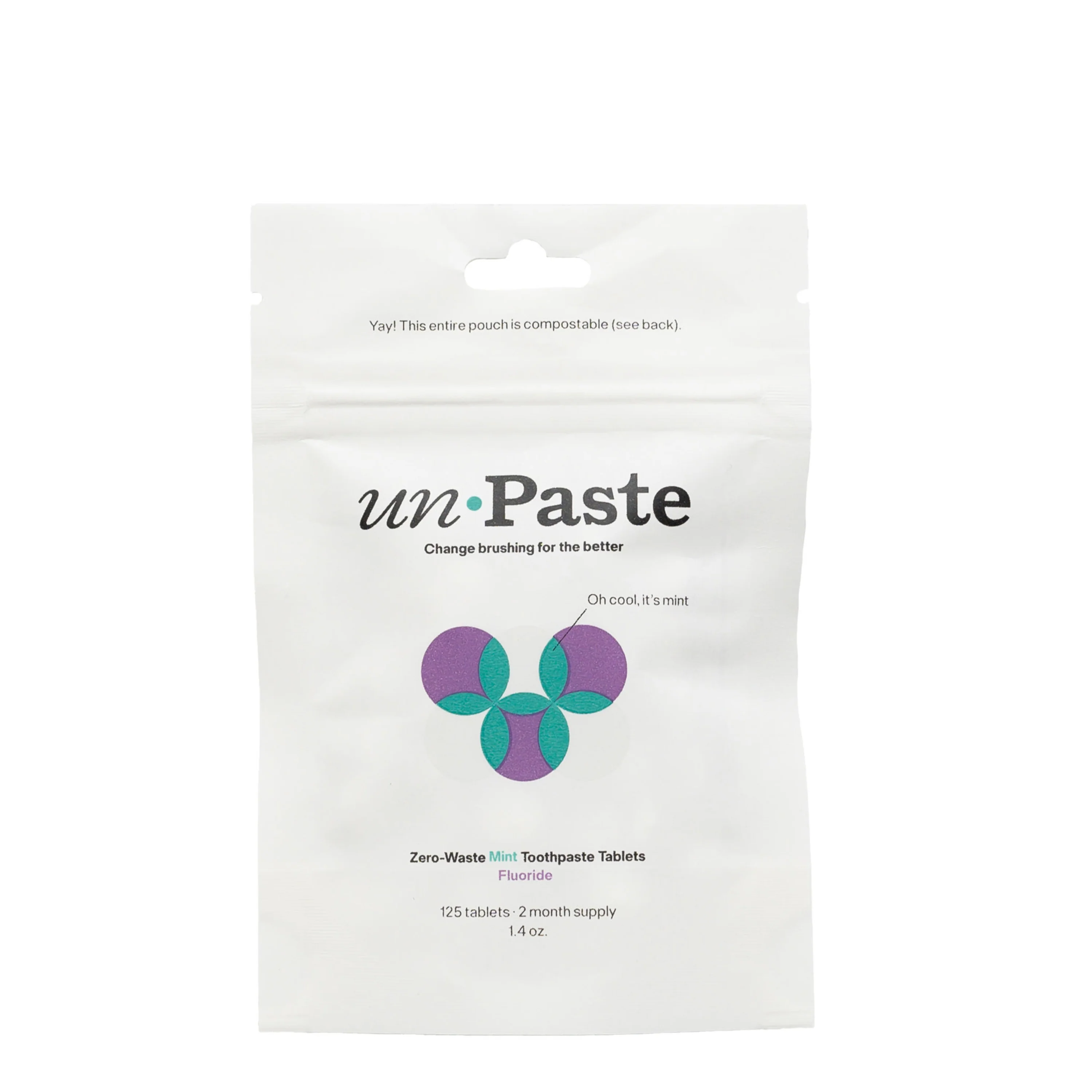 Effective Unpaste Fluoride Mint Toothpaste Tablet Exclusive