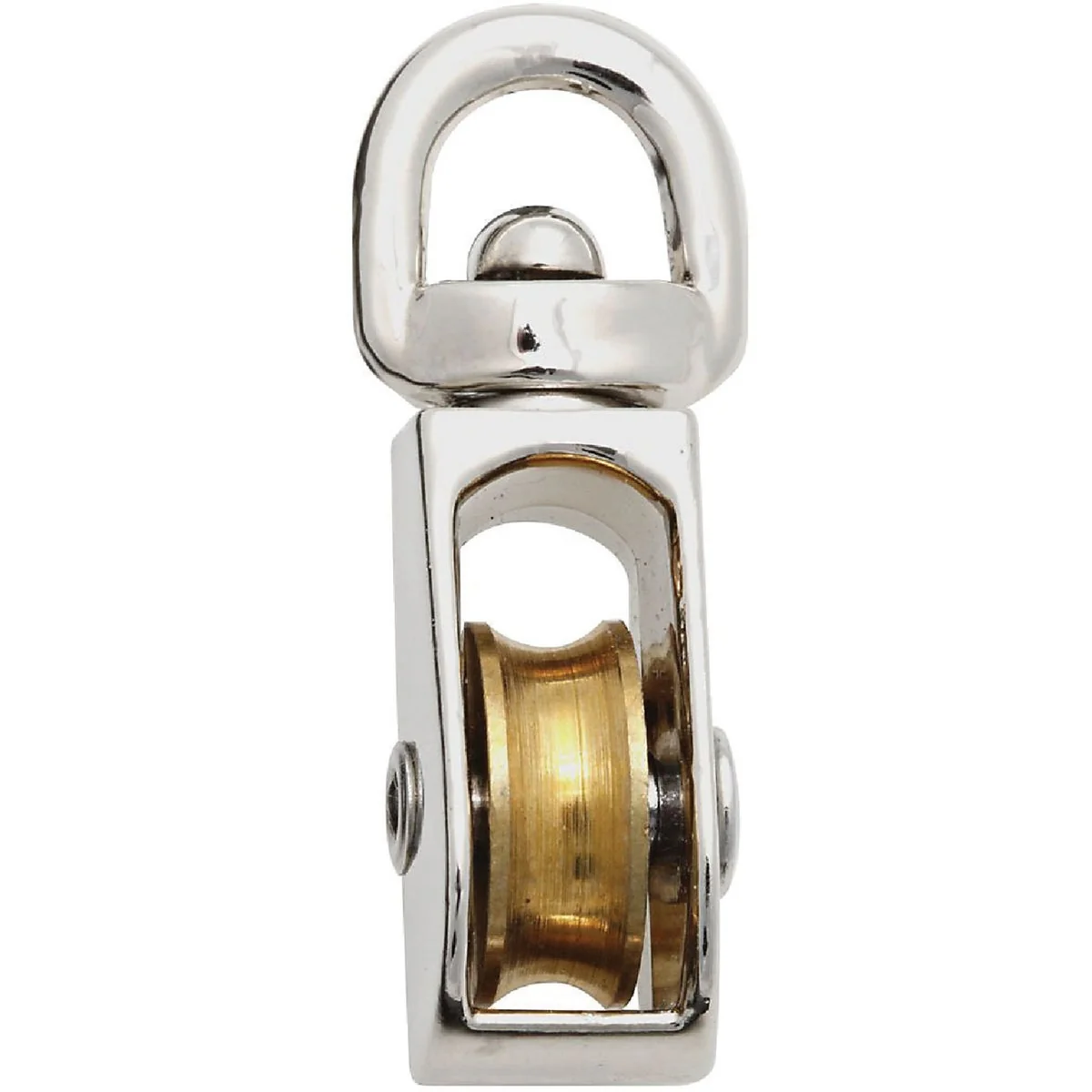 Casual National 3201 3 4 In. O.D. Single Swivel Eye No-Rust Rope Pulley Contemporary
