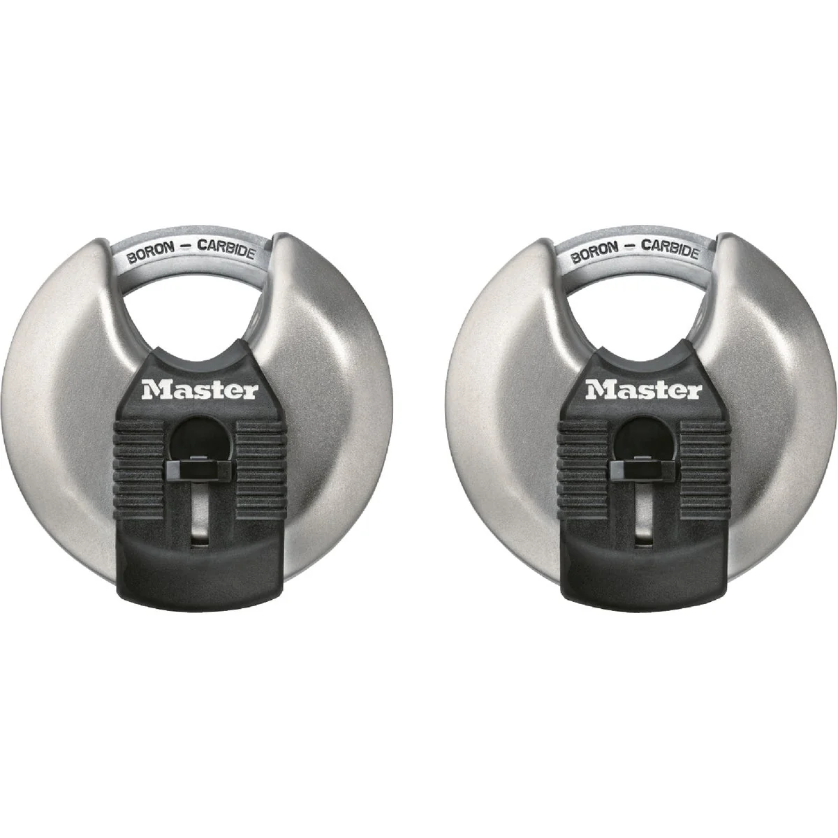 Specialty Master Lock Magnum 2-3 4 In. W. Stainless Steel Discus Keyed Alike Padlock 2-Pack Prestigious