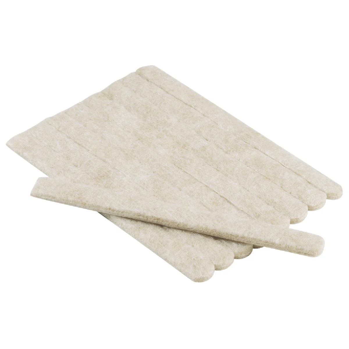 Casual Do it 6 In. x 1 2 In. Beige Felt Strip 9-Count High-End