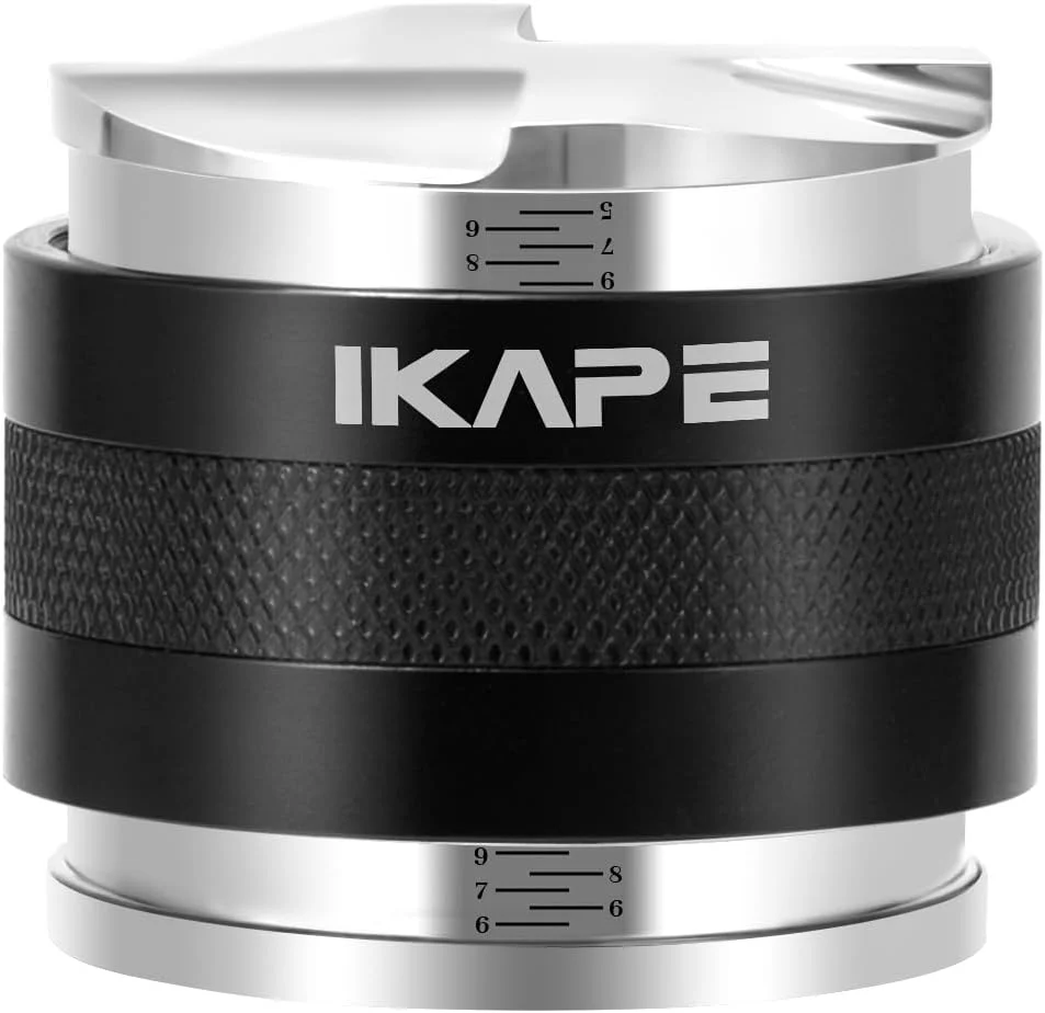 Secure Ikape Coffee Products 51mm Coffee Distributor Hand Tamper Adjustable Depth Espresso Distributor Fits All 51mm Espresso Portafilter Flexible