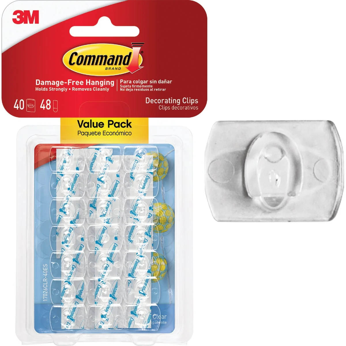 Selected Command Decor Adhesive Clip Clean
