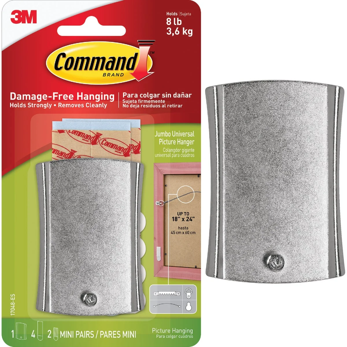 Powerful 3M Command Metal Adhesive Picture Hanger Long-Lasting