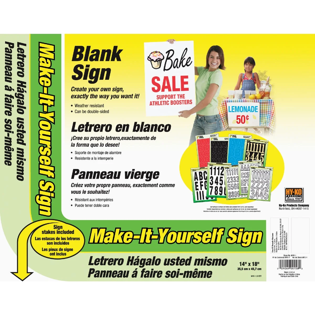 Outstanding Hy-Ko Make-It-Yourself Sign Kit Stylish