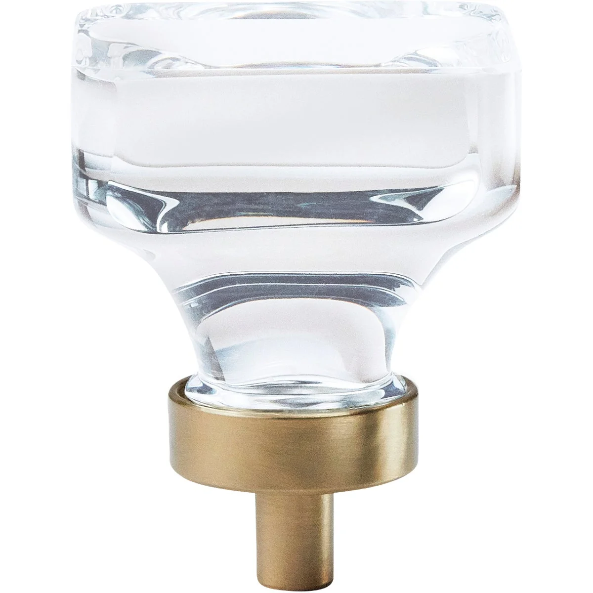 Soft Amerock Glacio Clear Golden Champagne Cabinet Knob First-Class