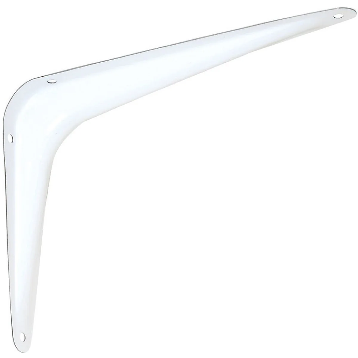 Organic National 211 6 In. D. x 8 In. H. White Steel Shelf Bracket High-Quality