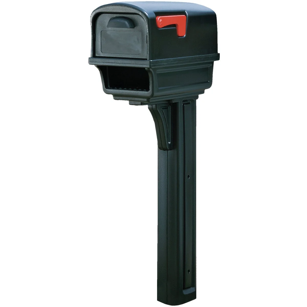 Innovative Gibraltar Gentry Black Mailbox Post Environmentally Friendly