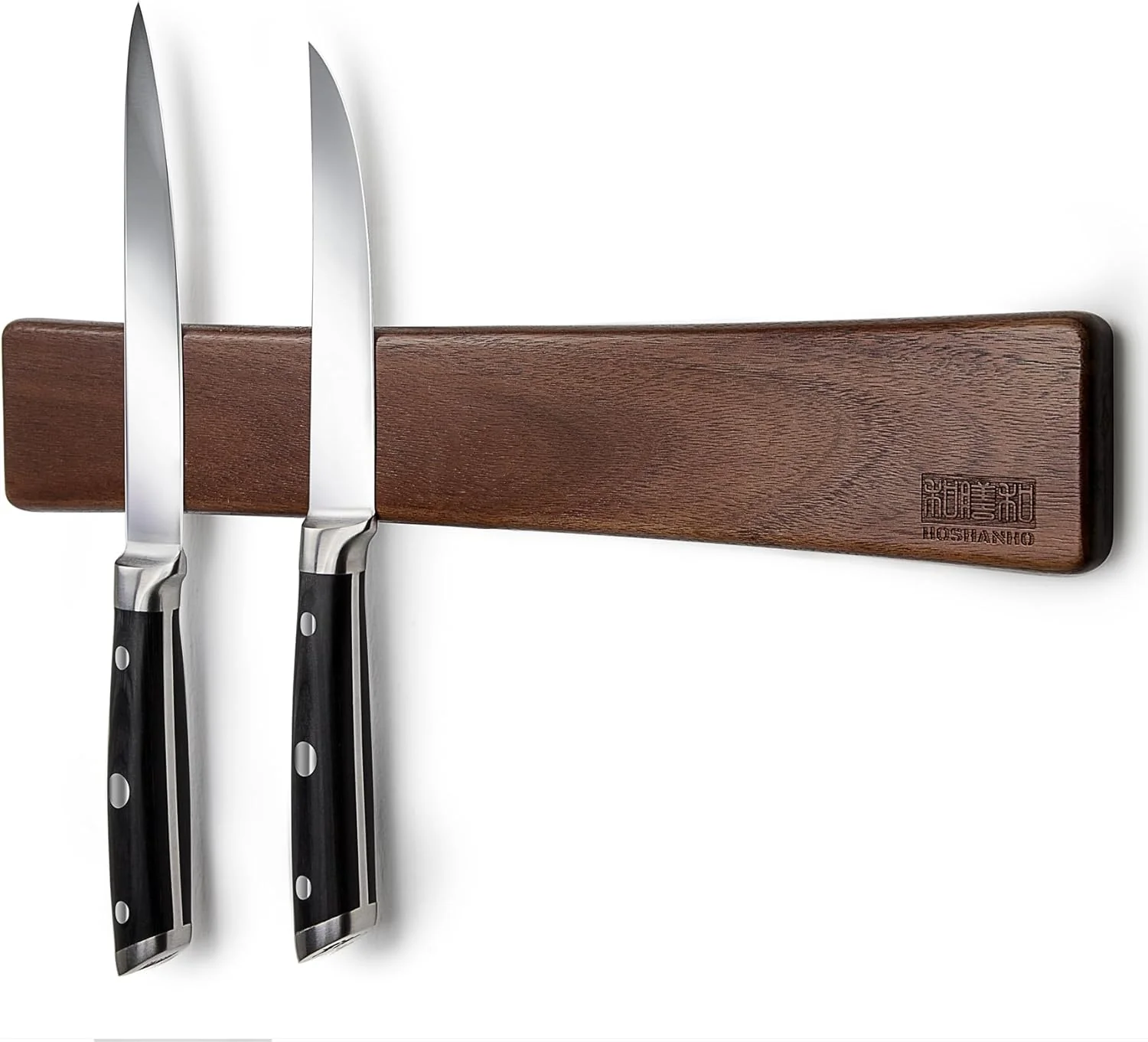 Sustainable Hoshanho Magnetic Knife Strips Magnetic Knife Holder for Wall 16 Inch Acacia Wood Knife Magnetic Strip Use as Knife Bar Fine