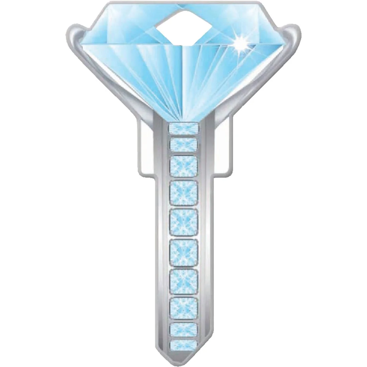 Innovative Lucky Line Diamond Design Decorative House Key SC1 Functional