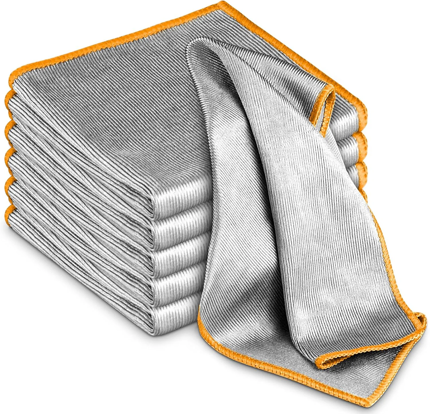 Innovative Glass Polishing Cloth Streak Microfiber Cleaning Cloth Lint Cleaning Rags for Glasses Kitchen Dish Mirrors Easy Clean Pack of 6 Refined