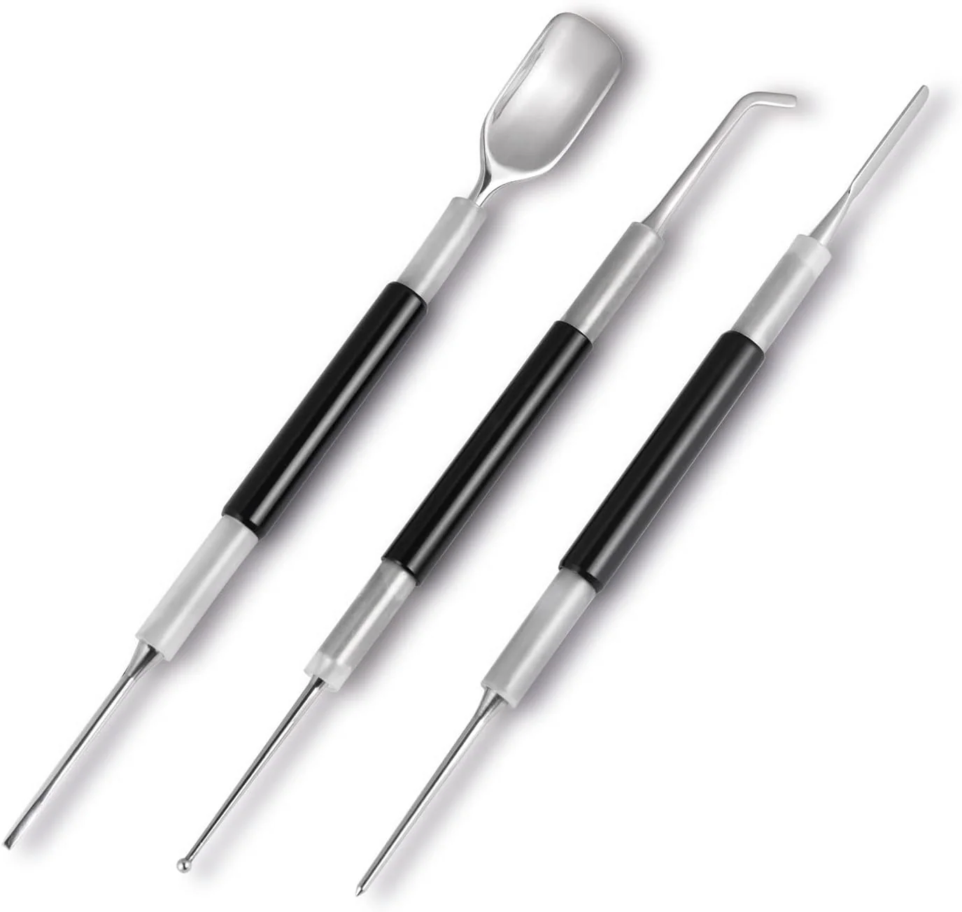 Fine Latte Art Tools Set 3PCS Coffee Art Pen Stainless Steel for Cappuccino amp Espresso Barista Latte Decorating Kit for Beginners Home Cafe Coffee Accessories Flexible