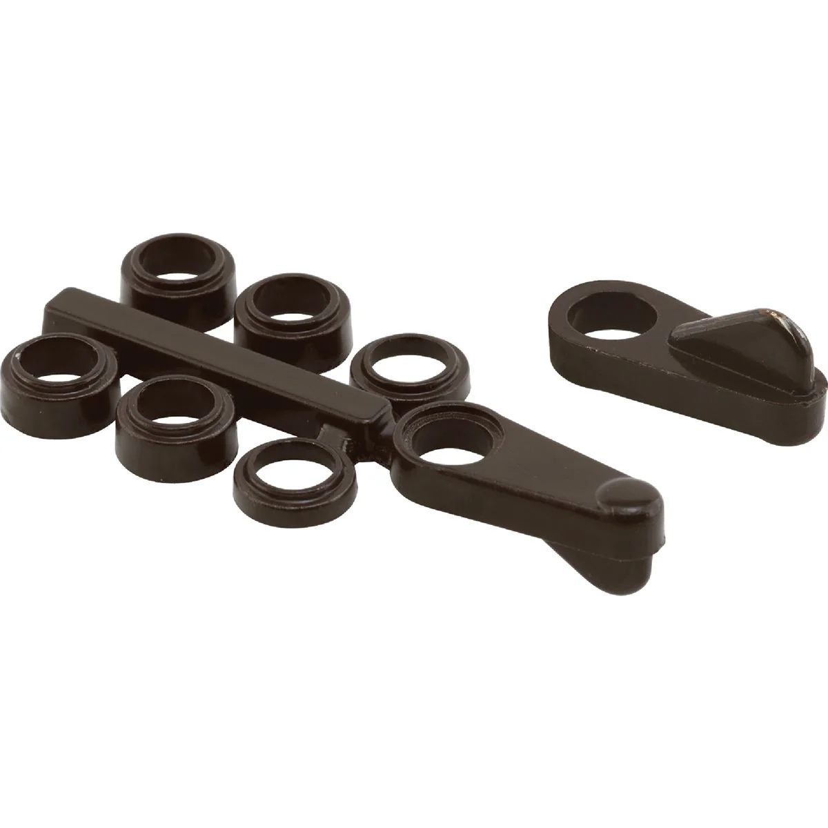 Crafted Prime-Line Bronze Steel Universal Screen Clip 4 Count Secure