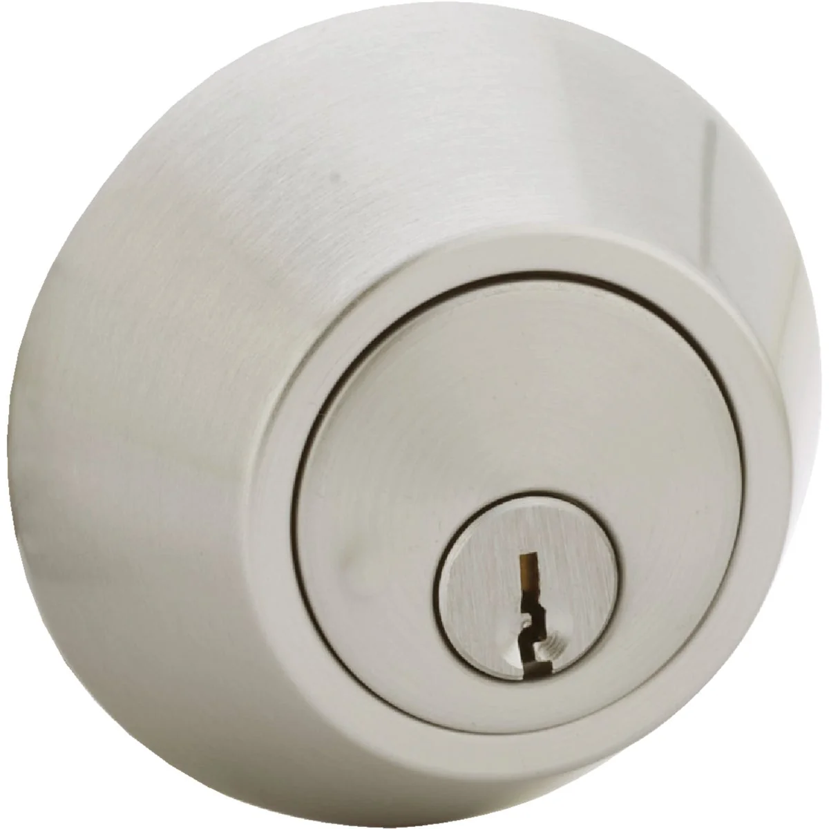 High-Grade Steel Pro Satin Chrome Single Cylinder Deadbolt Solid