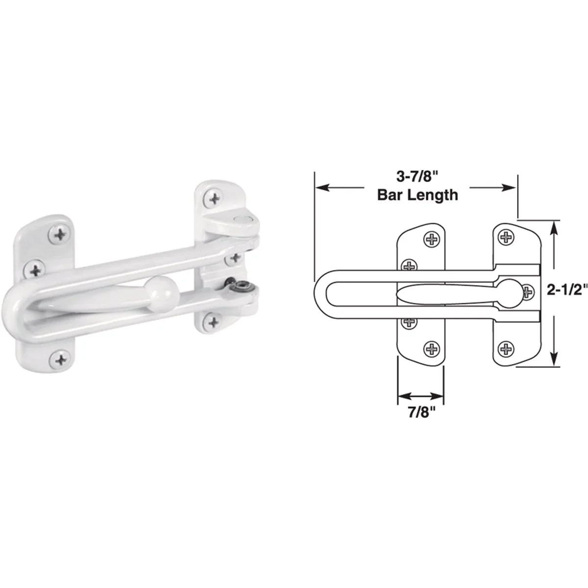 Reliable Defender Security Swing Bar Door Guard Excellent
