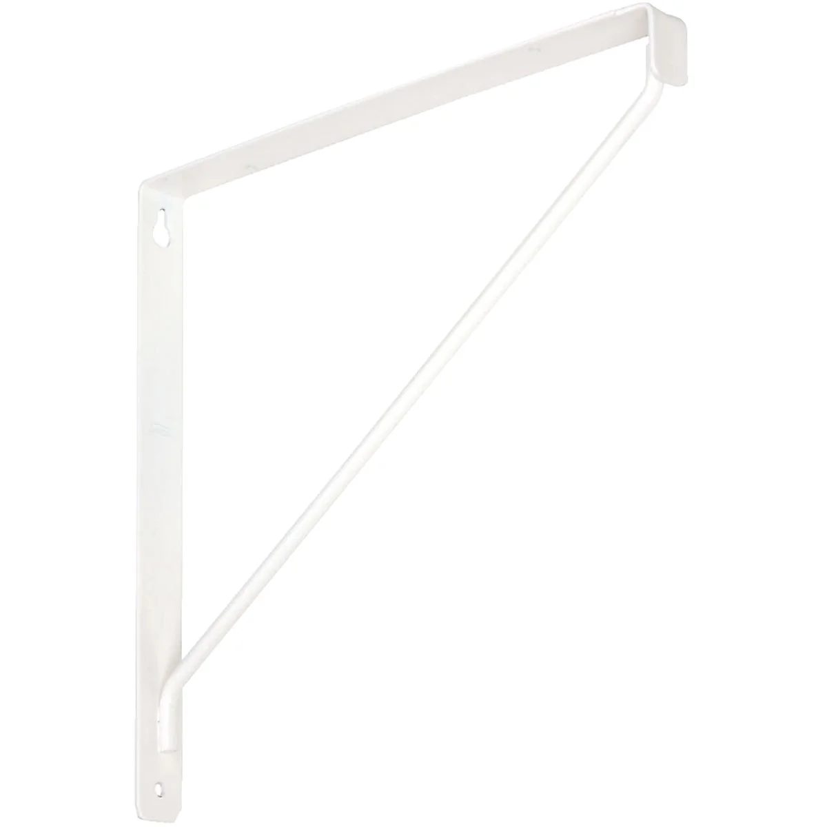 Contemporary National 207 10-3 8 In. D. x 7-1 32 In. H. White Steel Shelf Bracket Sustainable