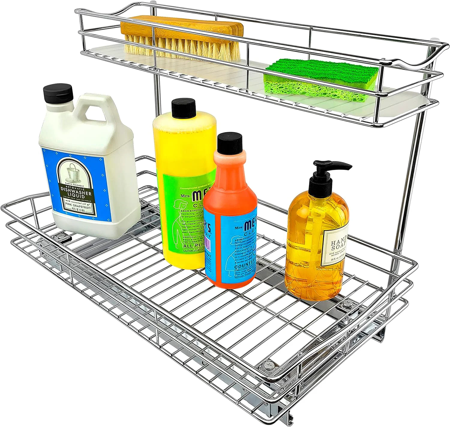 Prestigious Lynk PROFESSIONAL® Pull Out Under Sink Kitchen Cabinet Organizer - 11.5 in. x 18 inch deep Drawer Versatile