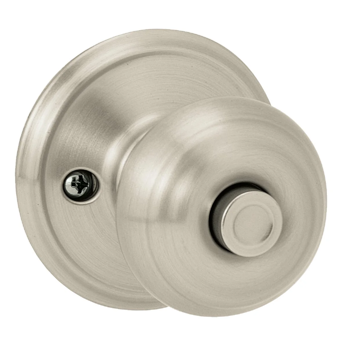 Minimalist Schlage Georgian Satin Nickel Bed Bath Door Knob Exclusive
