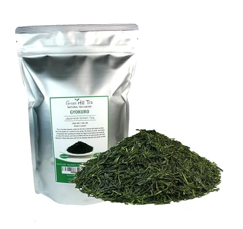 Environmentally Friendly Premium Gyokuro Japanese Green Tea finest green tea loose leave tea 16 Ounce Organic