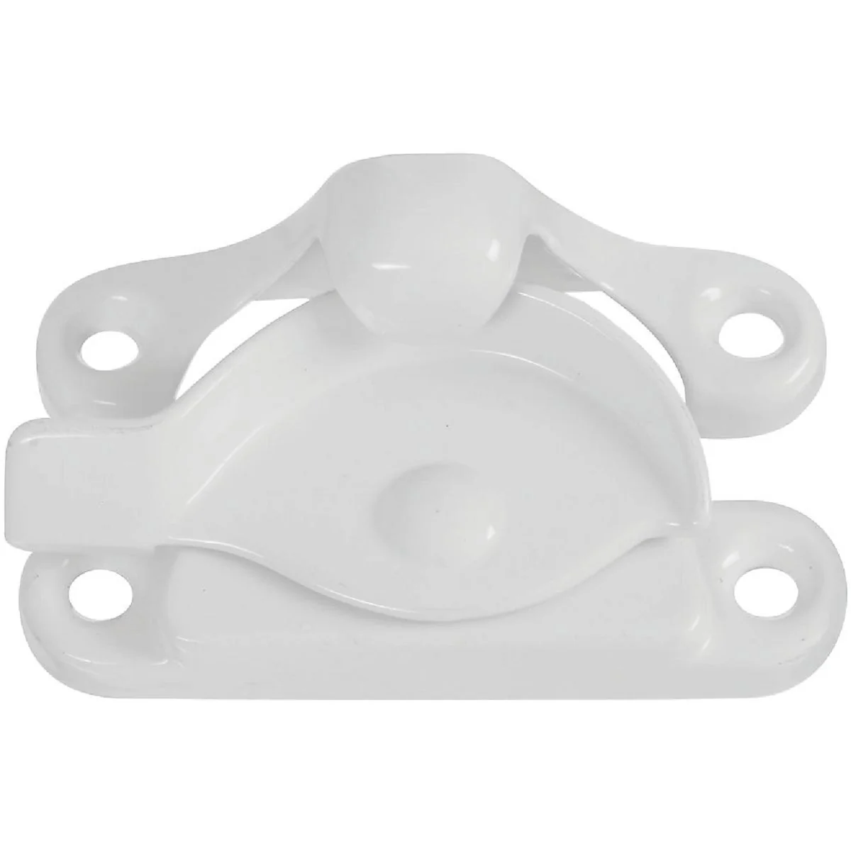 Long-Lasting National White 7 8 In. Crescent Sash Lock Easy-to-Use