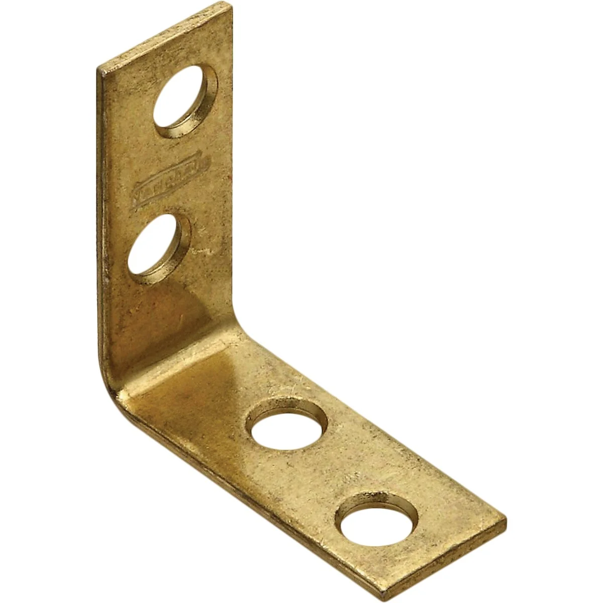 Modern National Catalog V115 1-1 2 In. x 5 8 In. Brass Steel Corner Brace 4-Count High-Performance