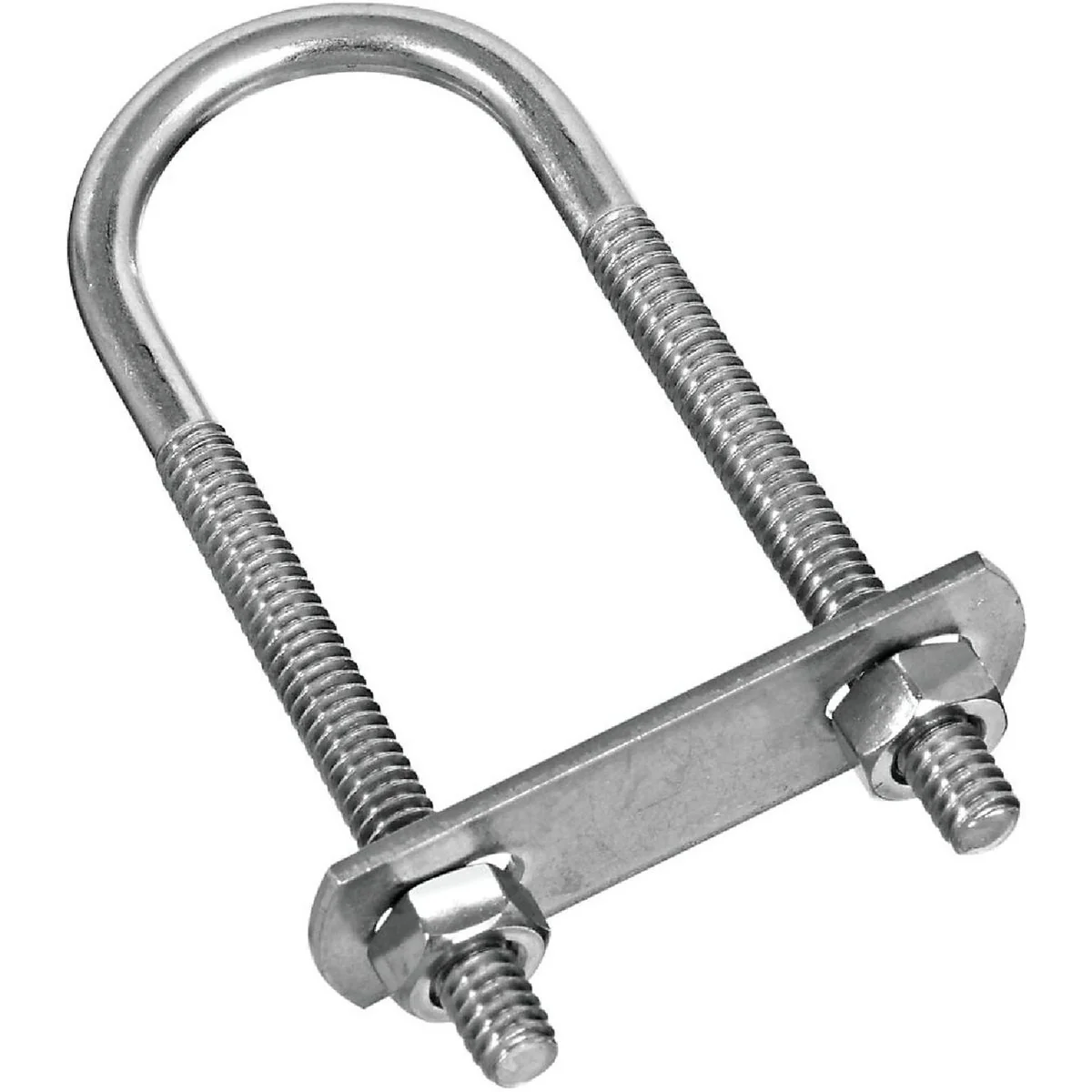 Top-Quality National 1 4 In. x 1-1 8 In. x 3-1 2 In. Stainless Steel Round U Bolt Fast