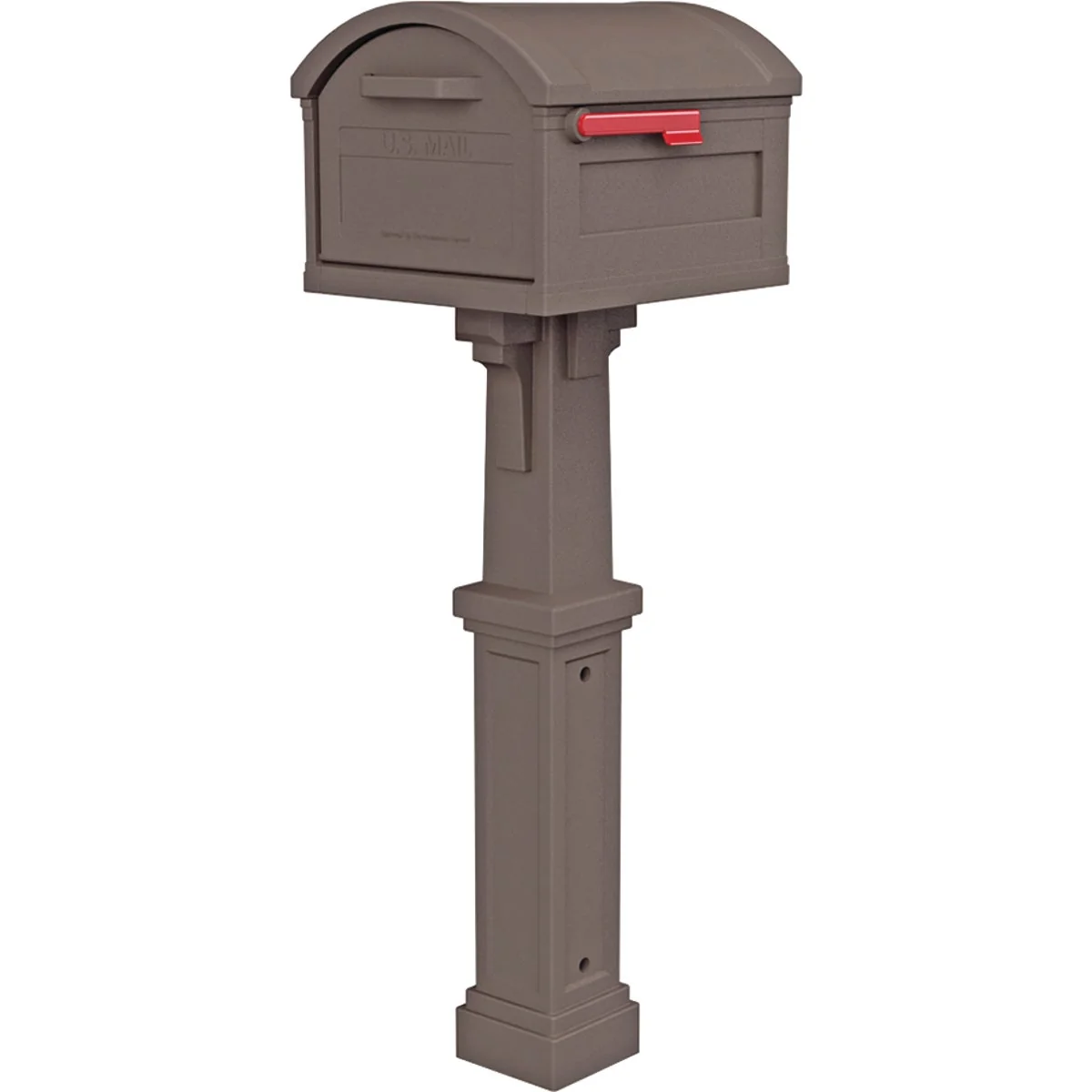 Enhanced Gibraltar Grand Haven Mocha All In One Mailbox Traditional