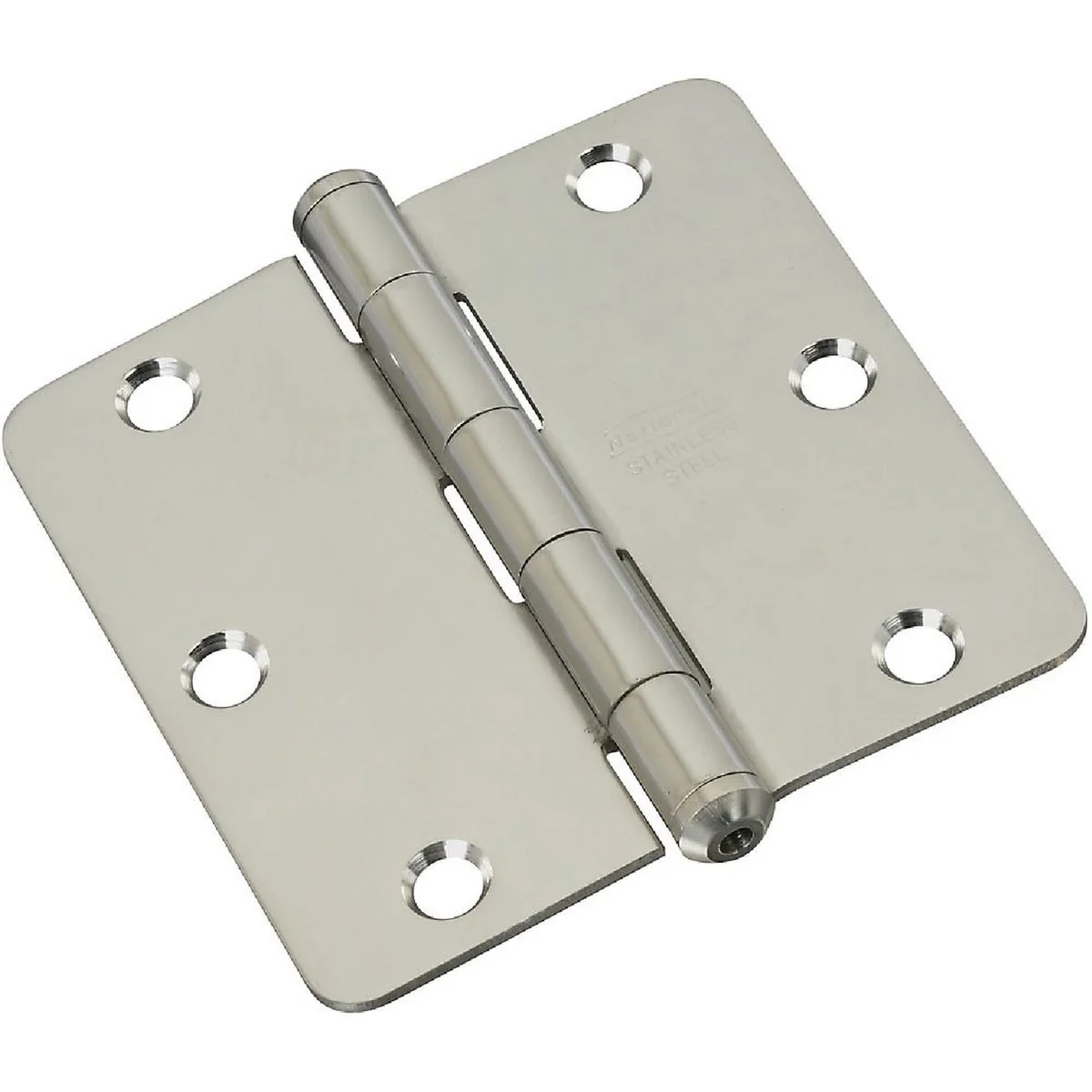 Powerful 3-1 2 In. x 1 4 In. Radius Stainless Steel Door Hinge Environmentally Friendly