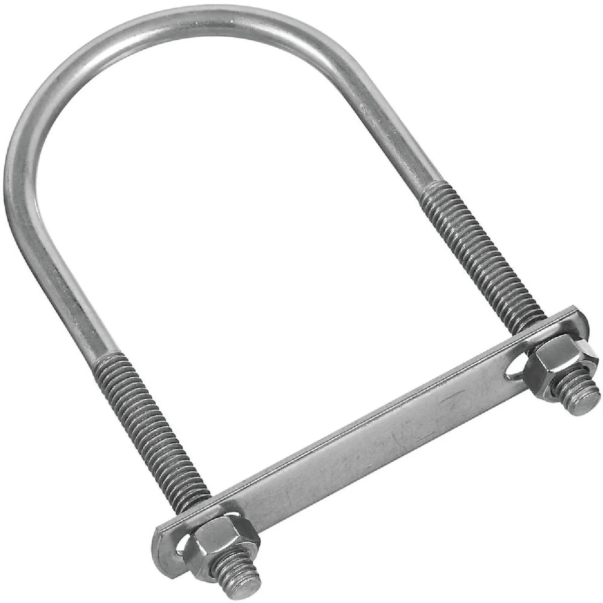Efficient National 5 16 In. x 2-1 2 In. x 5 In. Stainless Steel Round U Bolt Secure