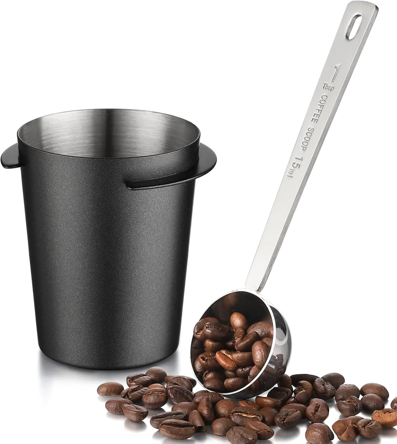Next-Generation 58mm Coffee Dosing Cup Stainless Steel Dosing Cup Fits 58mm Portafilters Coffee Dosing Cup Espresso Tamper Machine Tools Efficient