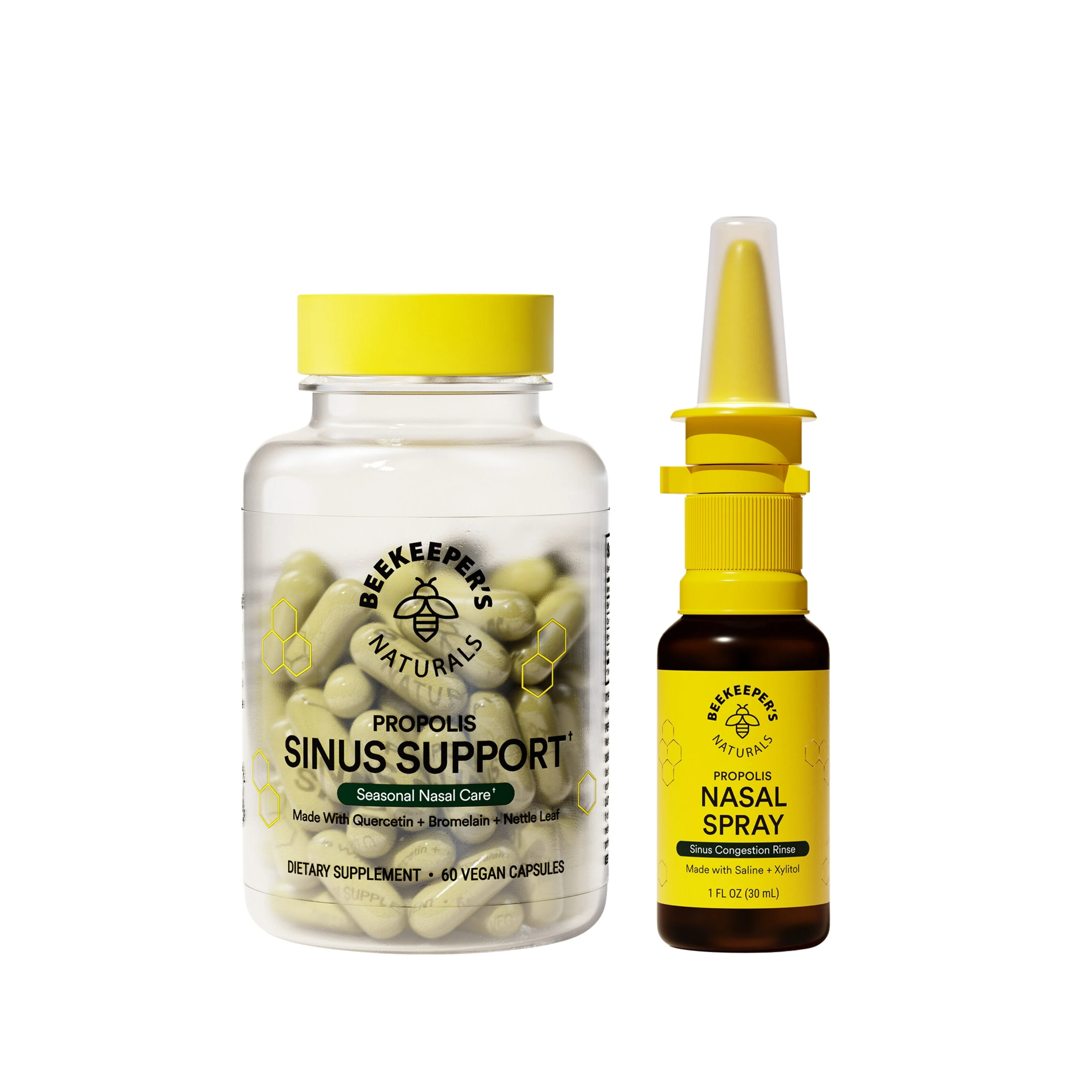 Crafted Beekeeper's Naturals Buy Sinus Support Get Propolis Nasal Spray Soft