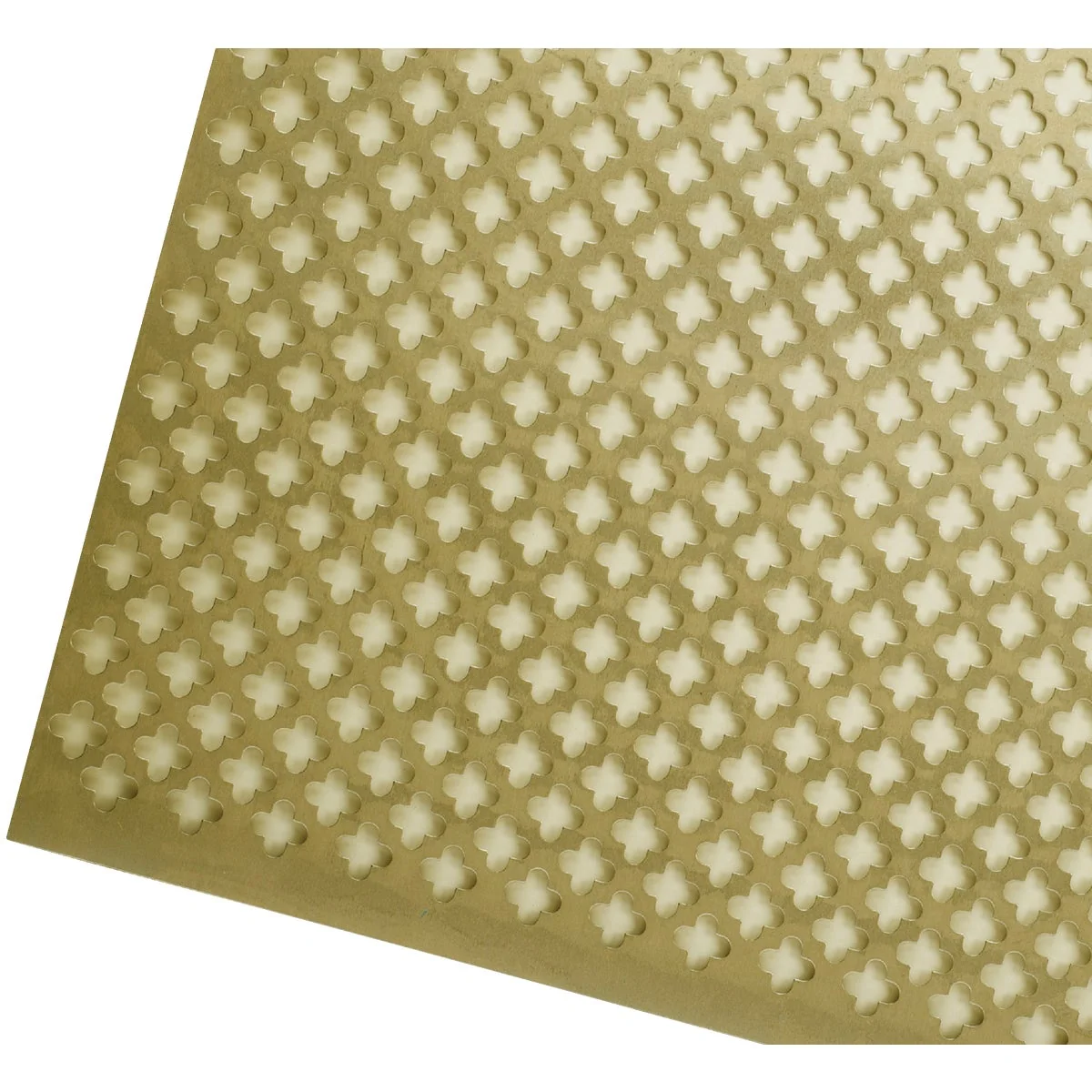 Fast M-D 3 Ft. x 3 Ft. x .020 In. Gold Cloverleaf Aluminum Sheet Stock Long-Lasting