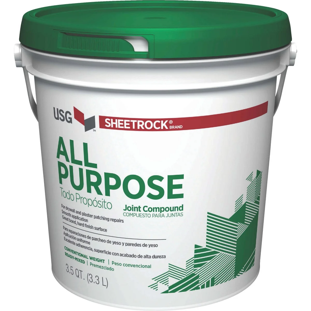 Easy-to-Use Sheetrock 3.5 Qt. Pre-Mixed All-Purpose Drywall Joint Compound Relaxed