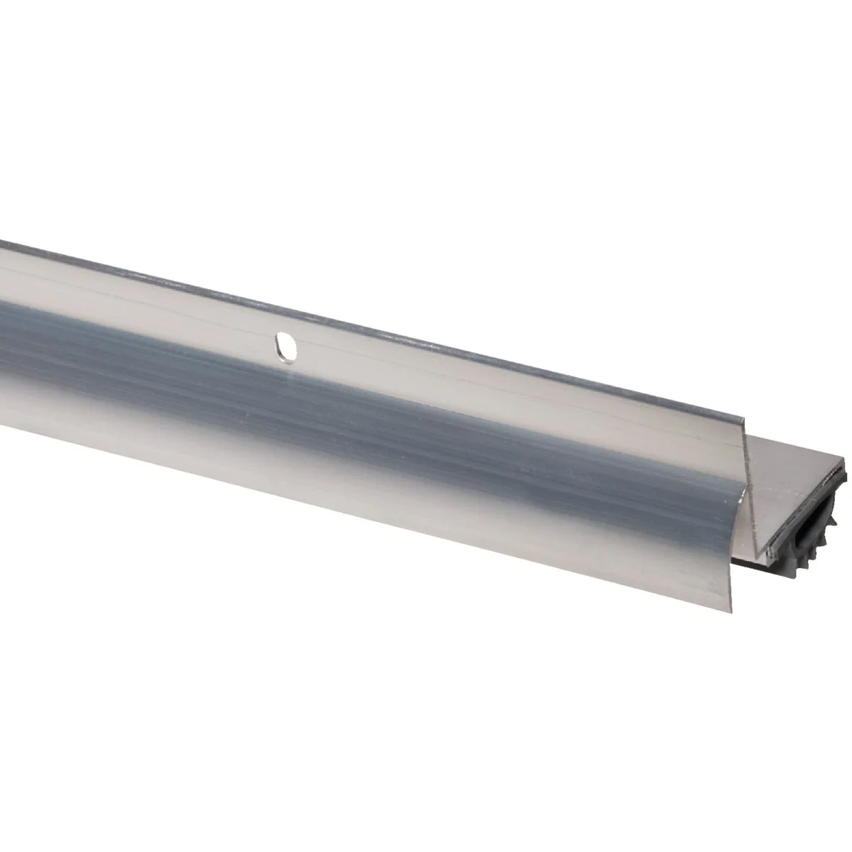 Durable Do it 1.75 In. W. x 1.25 In. H. x 36 In. L. Silver Aluminum U-Shaped Door Bottom with Drip Cap User-Friendly