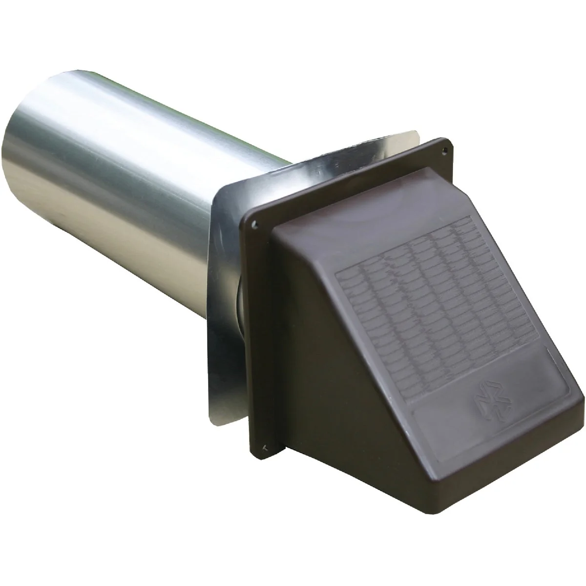 Innovative Builder's 4 In. Brown Plastic Wide Mouth Dryer Vent Hood High-Performance