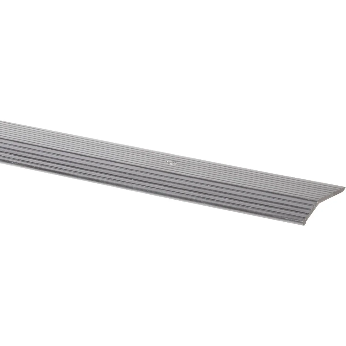 Convenient Do it Satin Silver Fluted 1-3 8 In. x 3 Ft. Aluminum Carpet Trim Bar Wide Enhanced