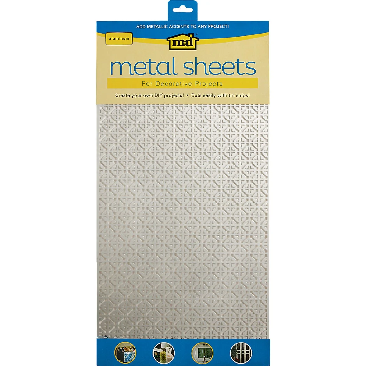 Trusted M-D 1 Ft. x 2 Ft. x .020 In. Mosiac Metal Sheet Stock Stylish