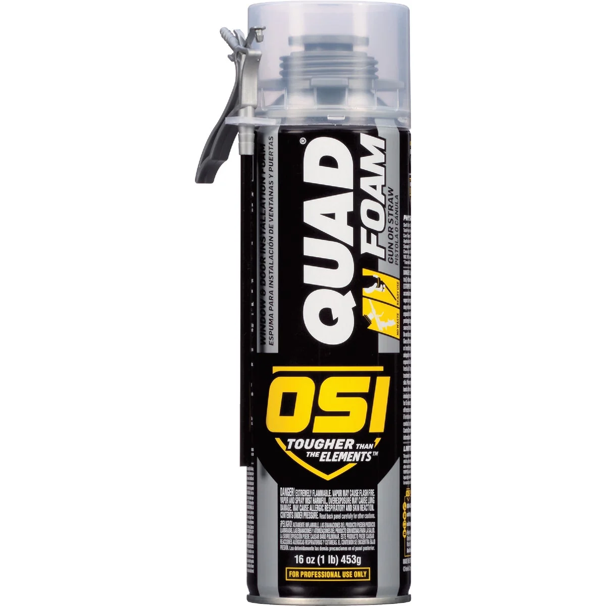 Solid OSI Quad Foam 16 Oz. Dual Window Door Foam Sealant Sophisticated
