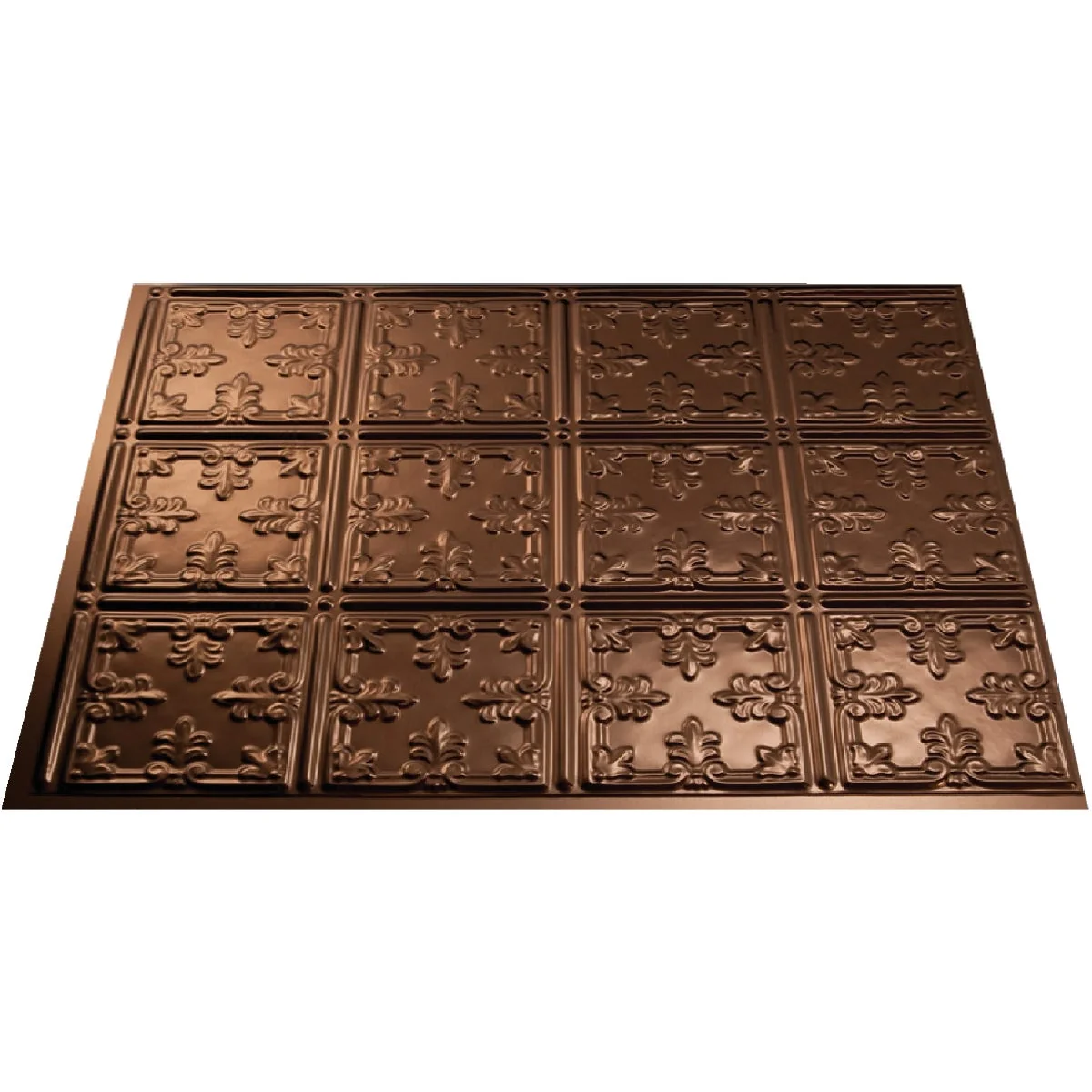 Dependable Fasade 18 In. x 24 In. Thermoplastic Backsplash Panel Oil-Rubbed Bronze Traditional 10 Easy-to-Use