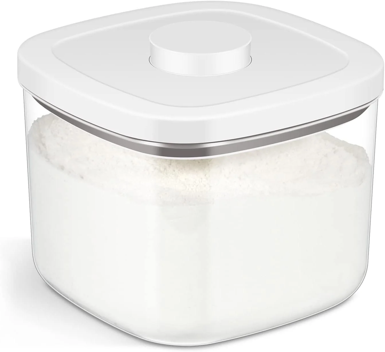 Comfortable Airtight Rice Container 10 Lbs Clear Plastic Food Storage Container Bin For Flour Sugar Superior